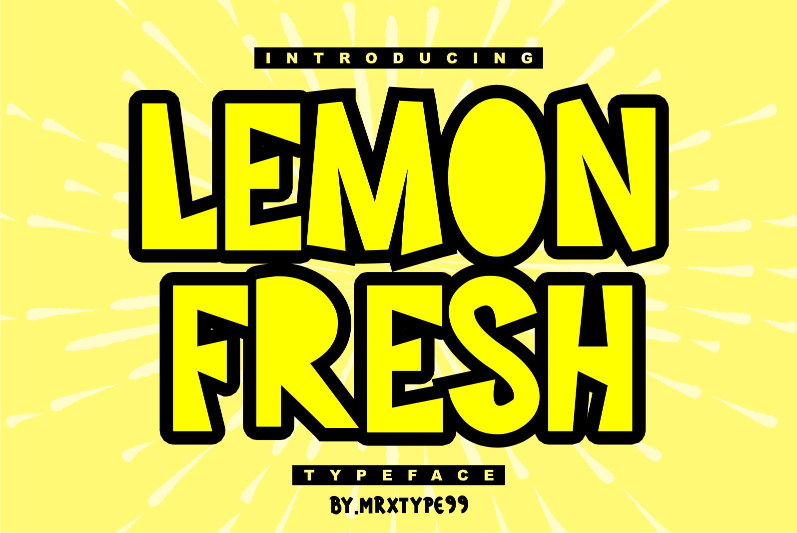 Lemon Fresh Font