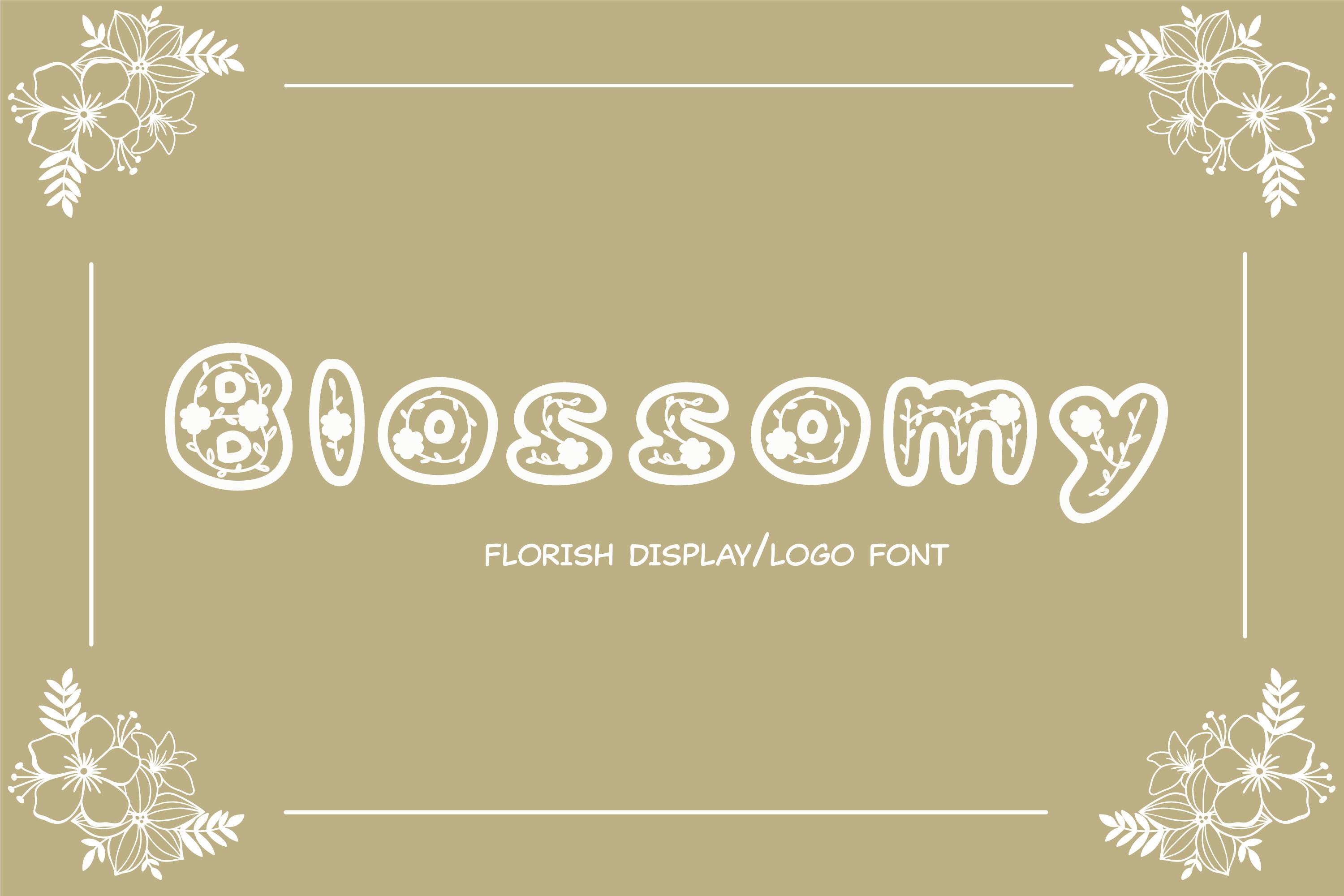 Blossomy Font