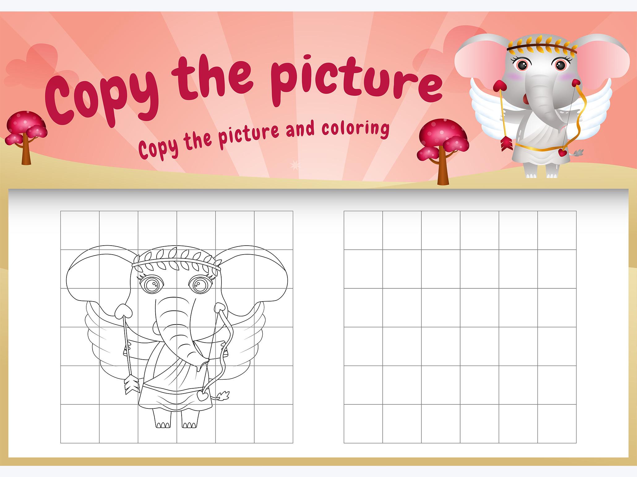 A Elephant Valentine - Copy the Picture