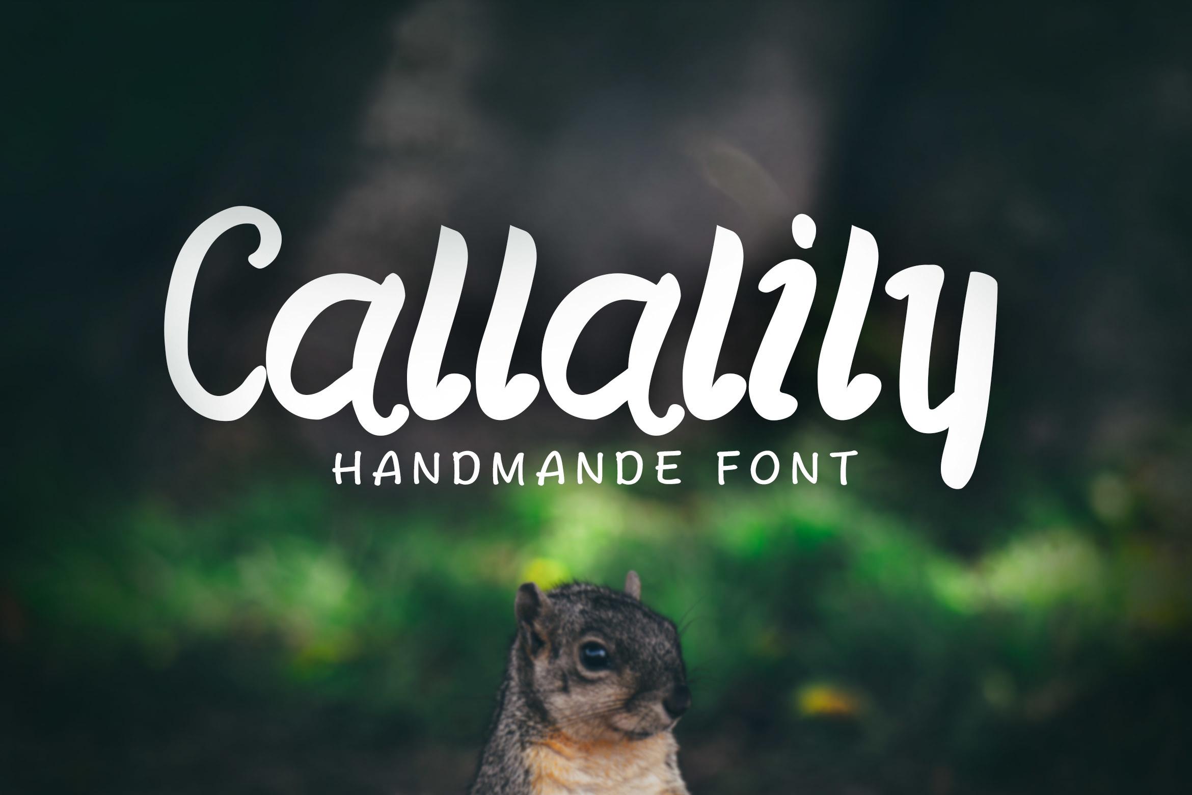 Callalily Font