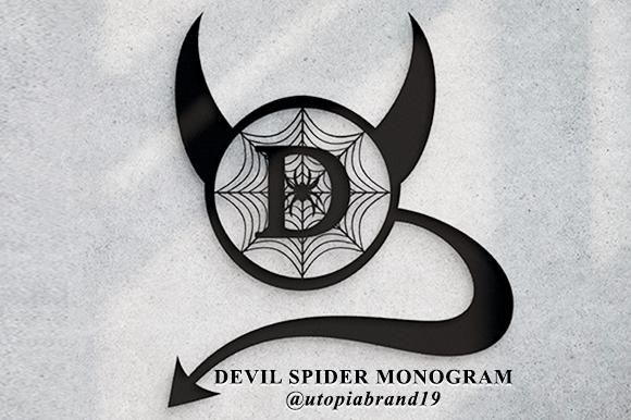 Devil Spider Monogram Font