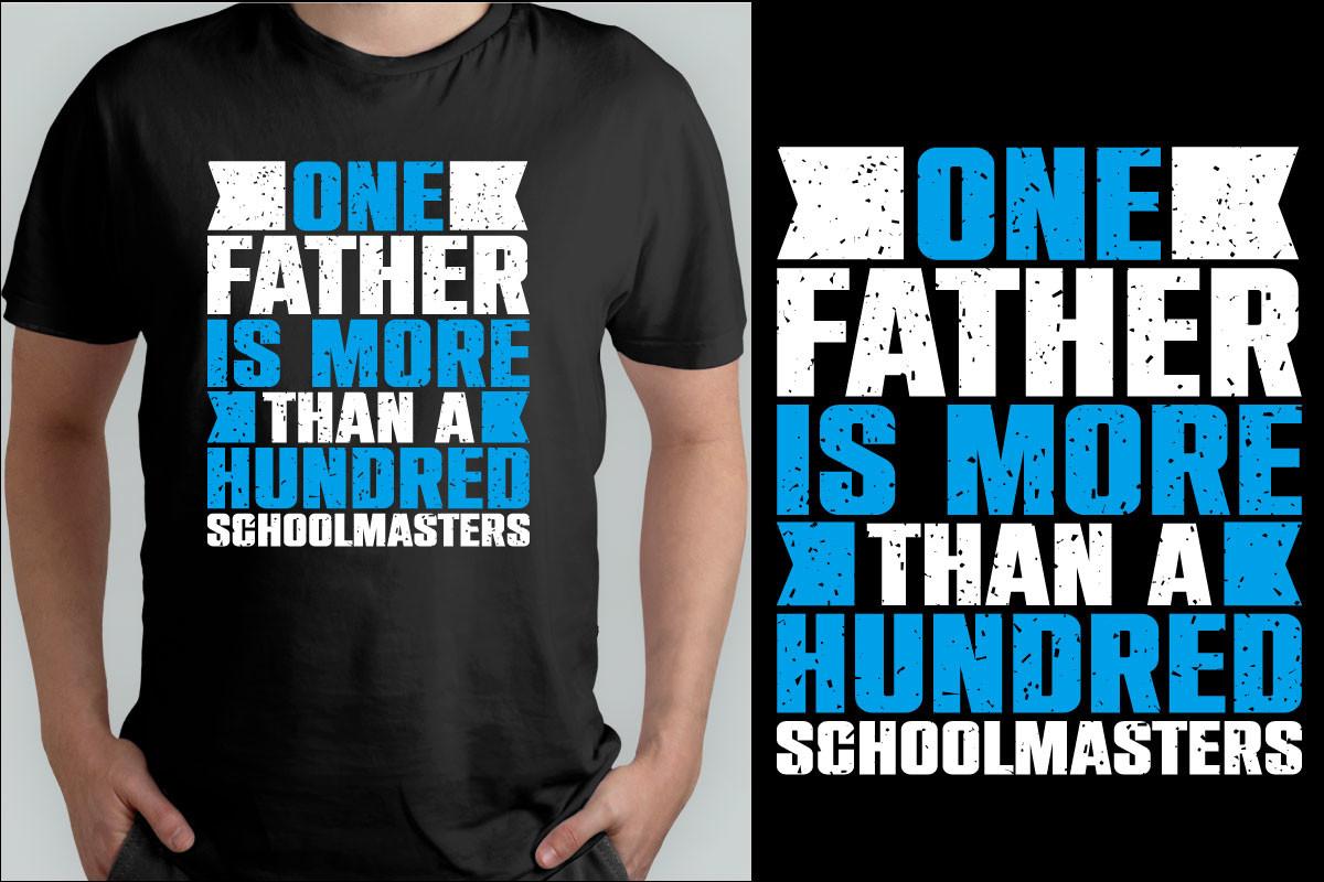 Dad Typography T-Shirt Design