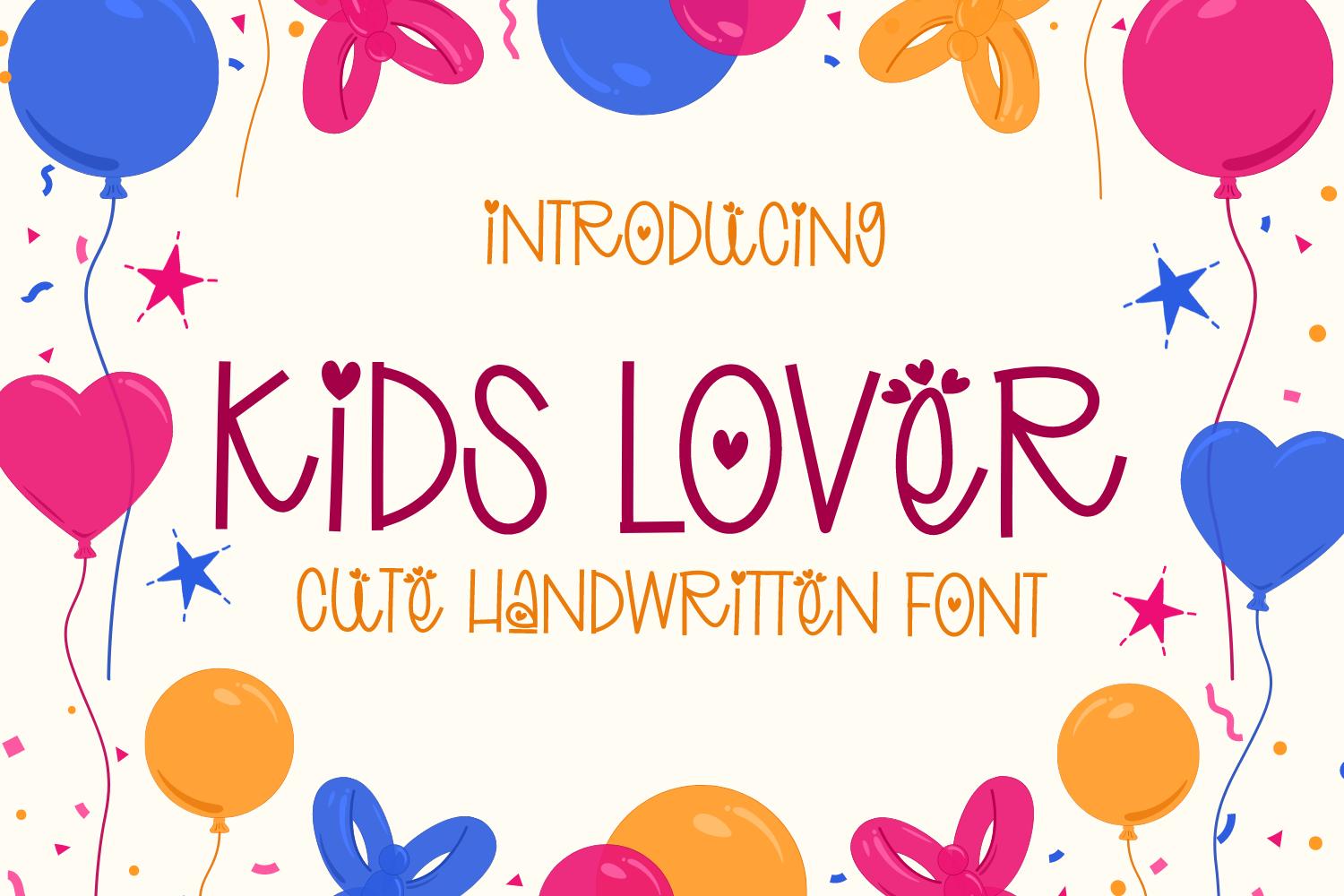 Kids Lover Font