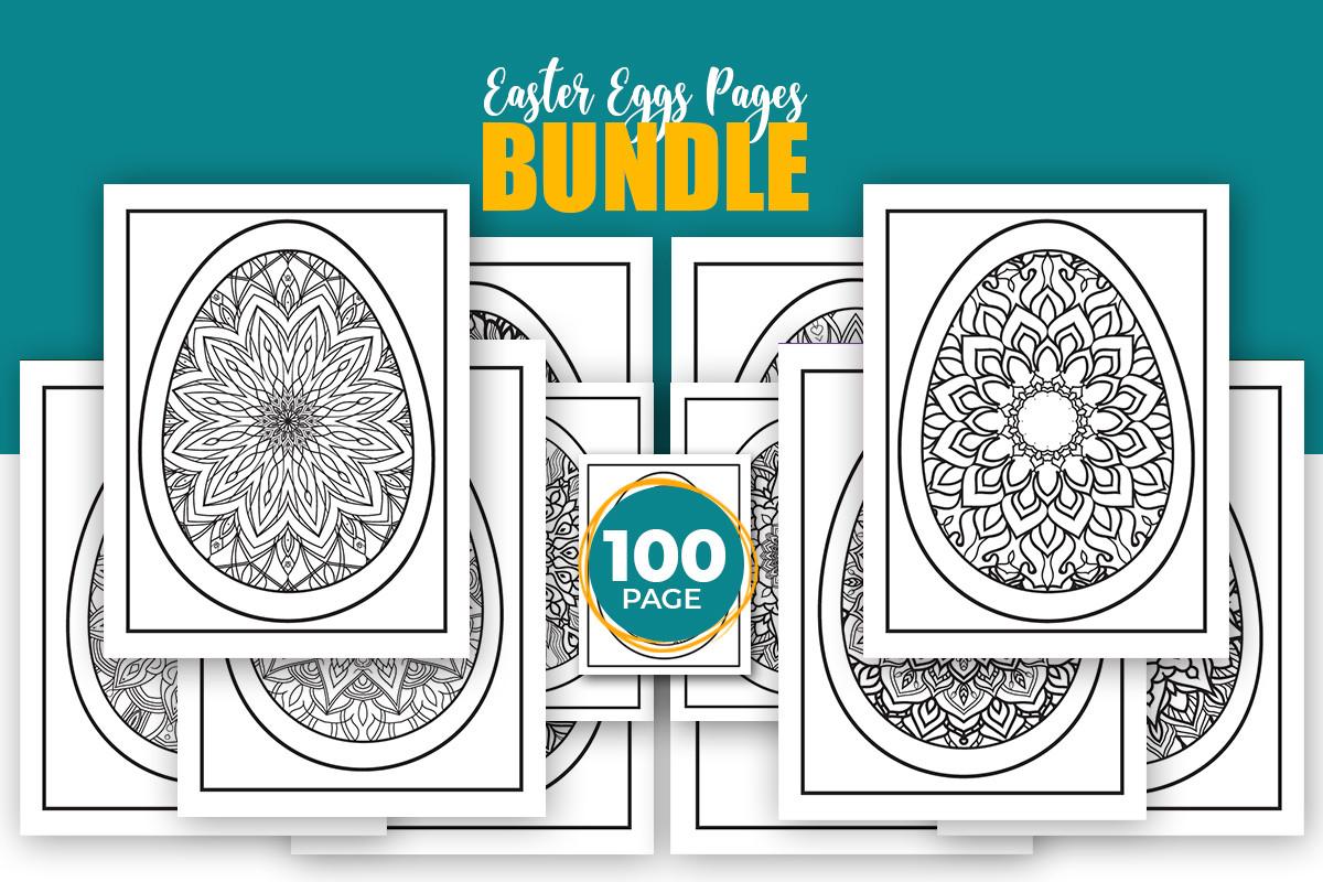 100+ Easter Eggs Pages Bundle -KDP