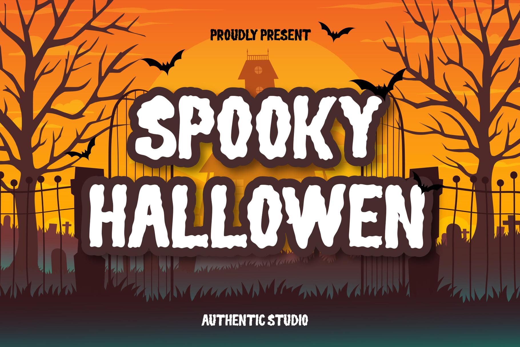 Spooky Hallowen Font
