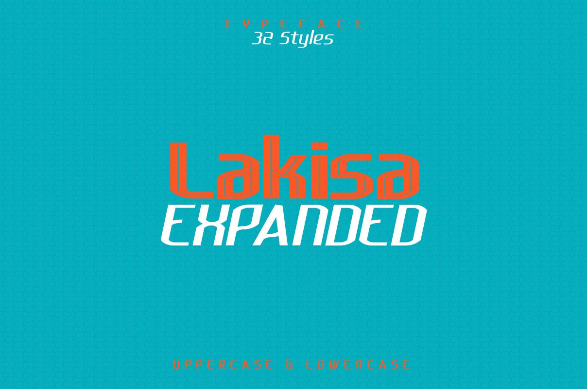 Lakisa Expanded Font