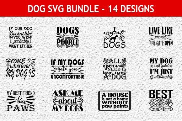 Dog 14 Quotes Designs Bundle