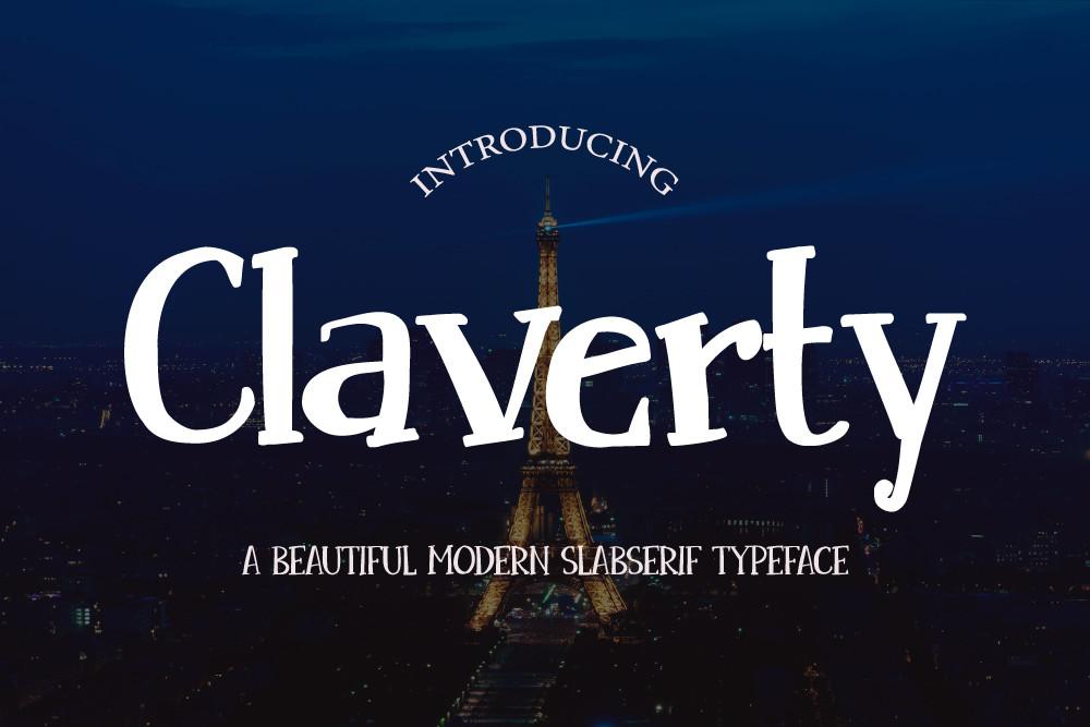 Claverty Font