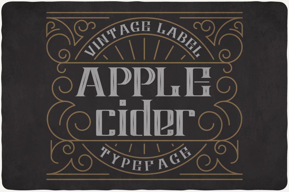 Apple Cider Font