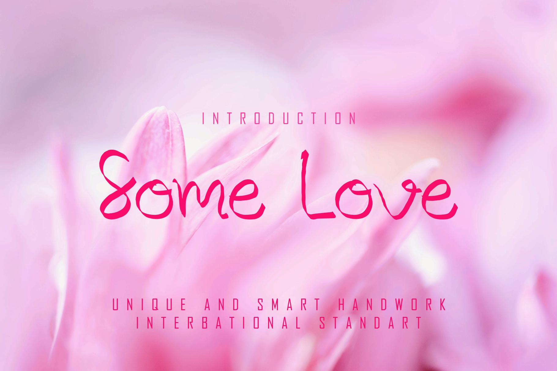 Some Love Font
