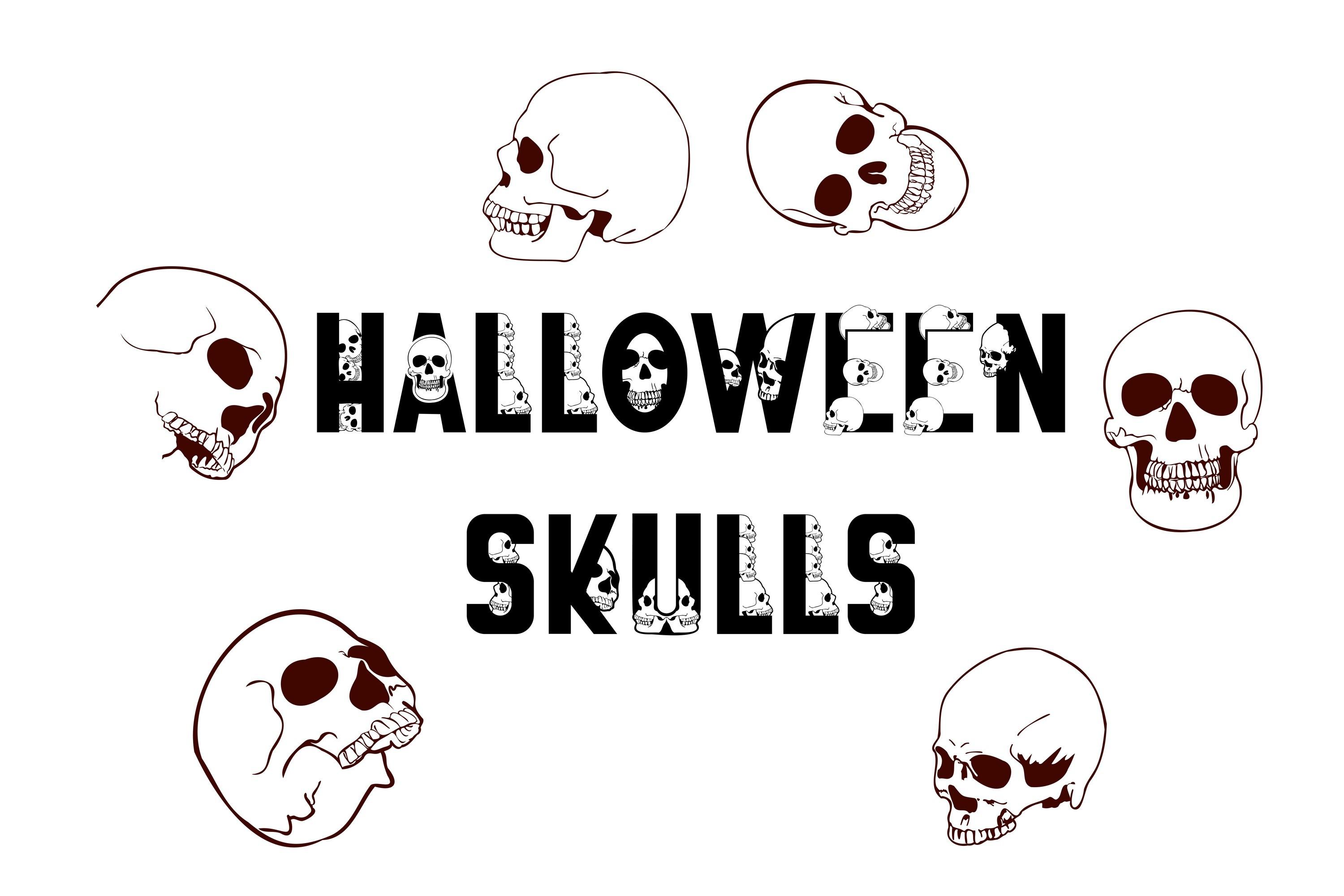 Halloween Skulls Font