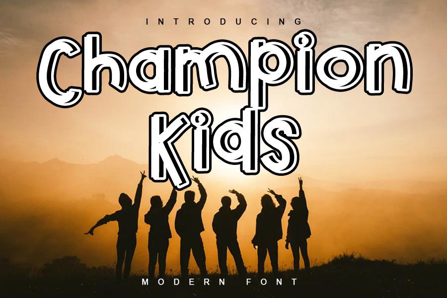 Champion Kids Font
