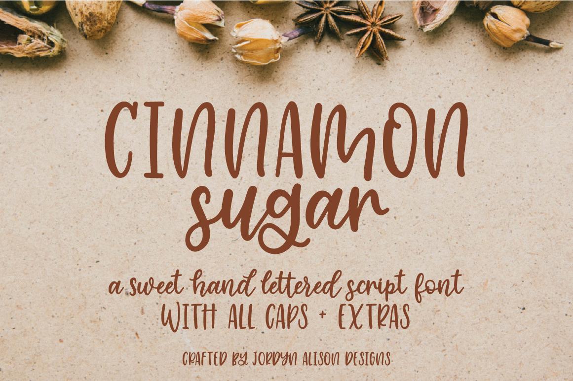Cinnamon Sugar Script Font