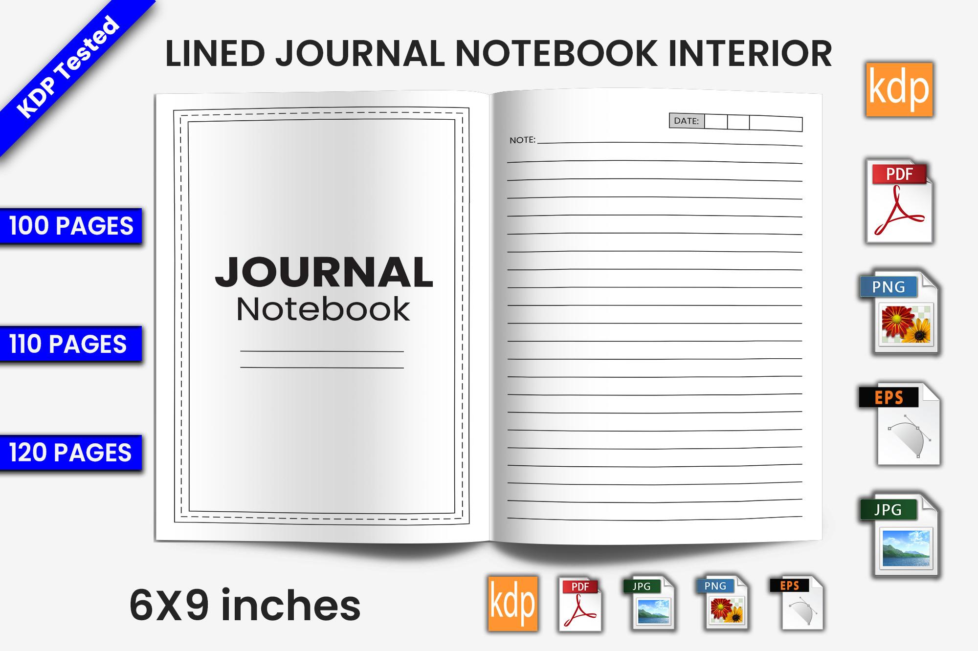 Lined Journal Note Book | KDP Interior