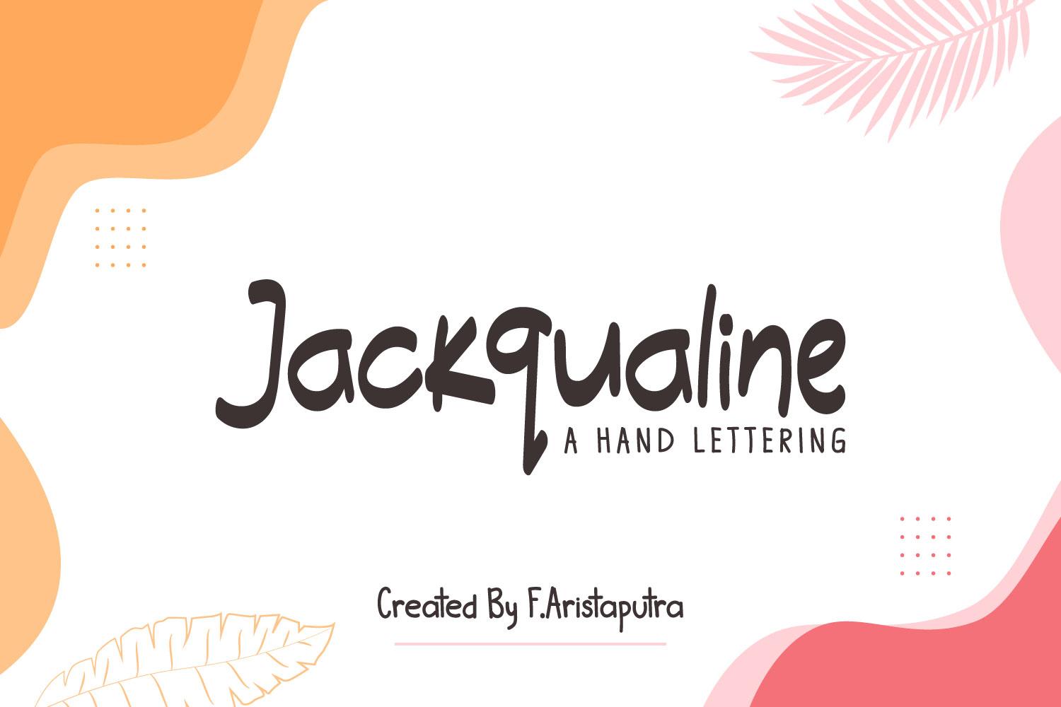 Jackqualine Font