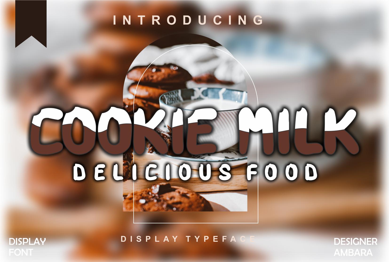 Cookie Milk Font