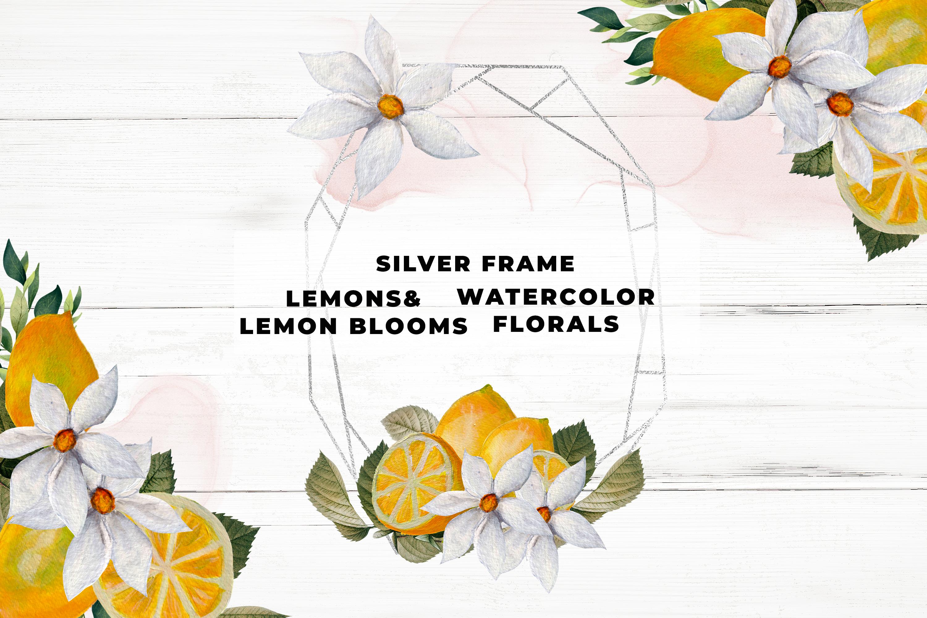 Lemon Silver Frame