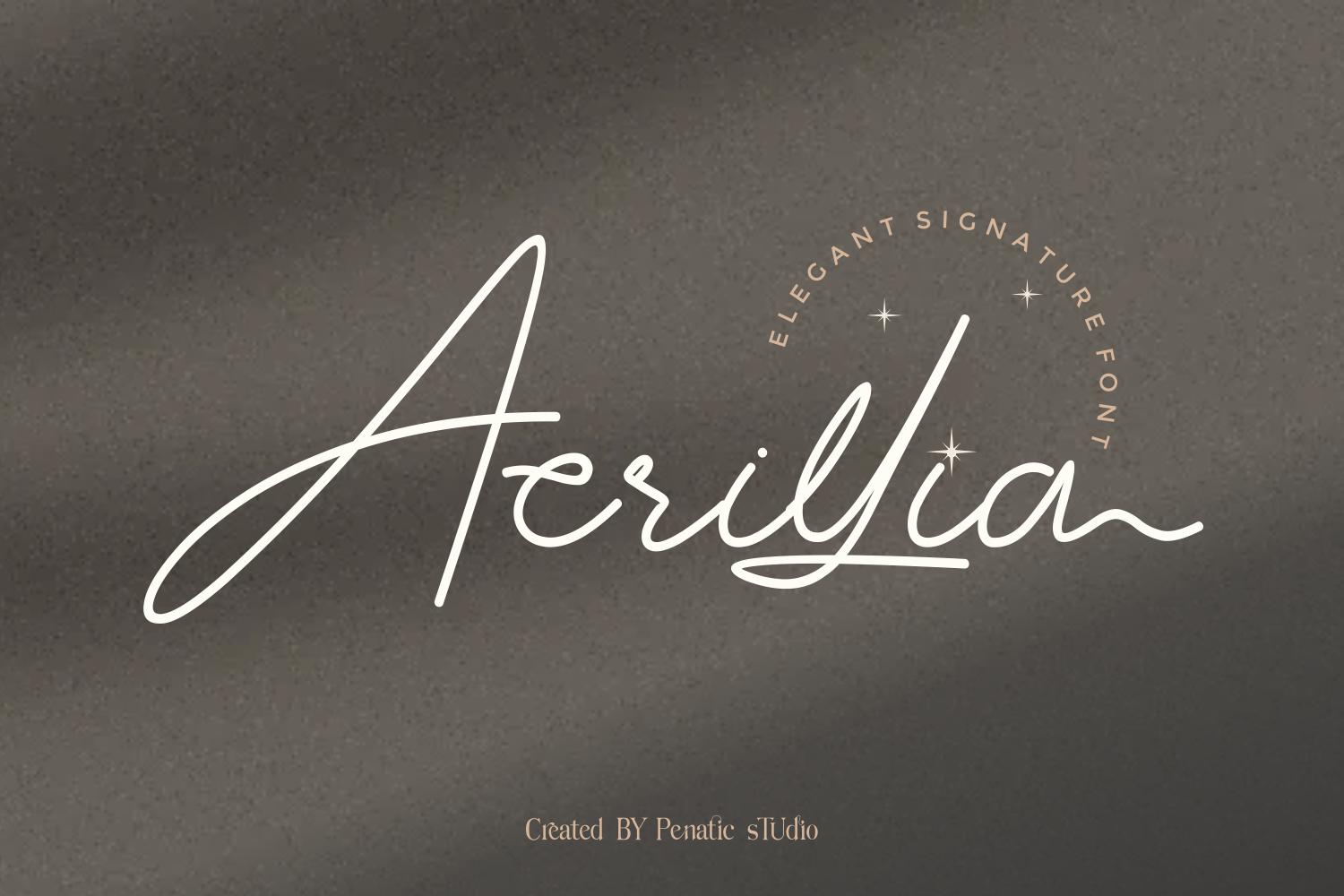 Acrillia Font