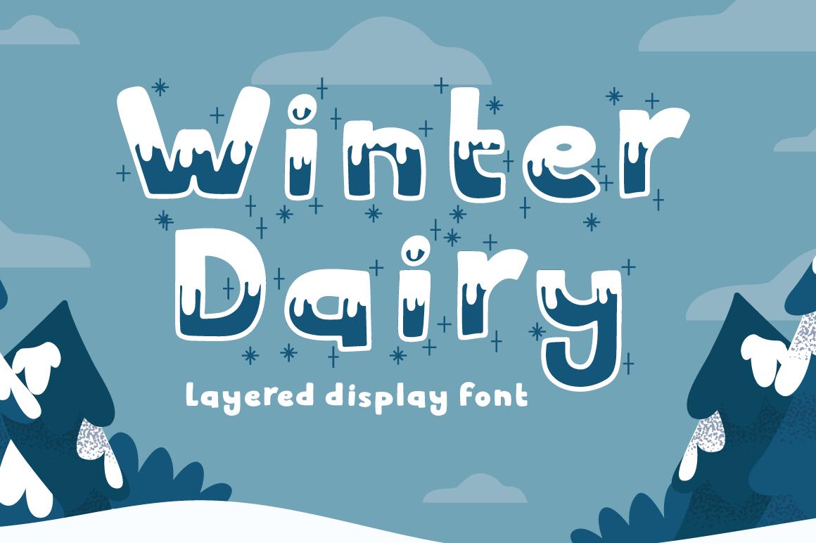 Winter Dairy Font