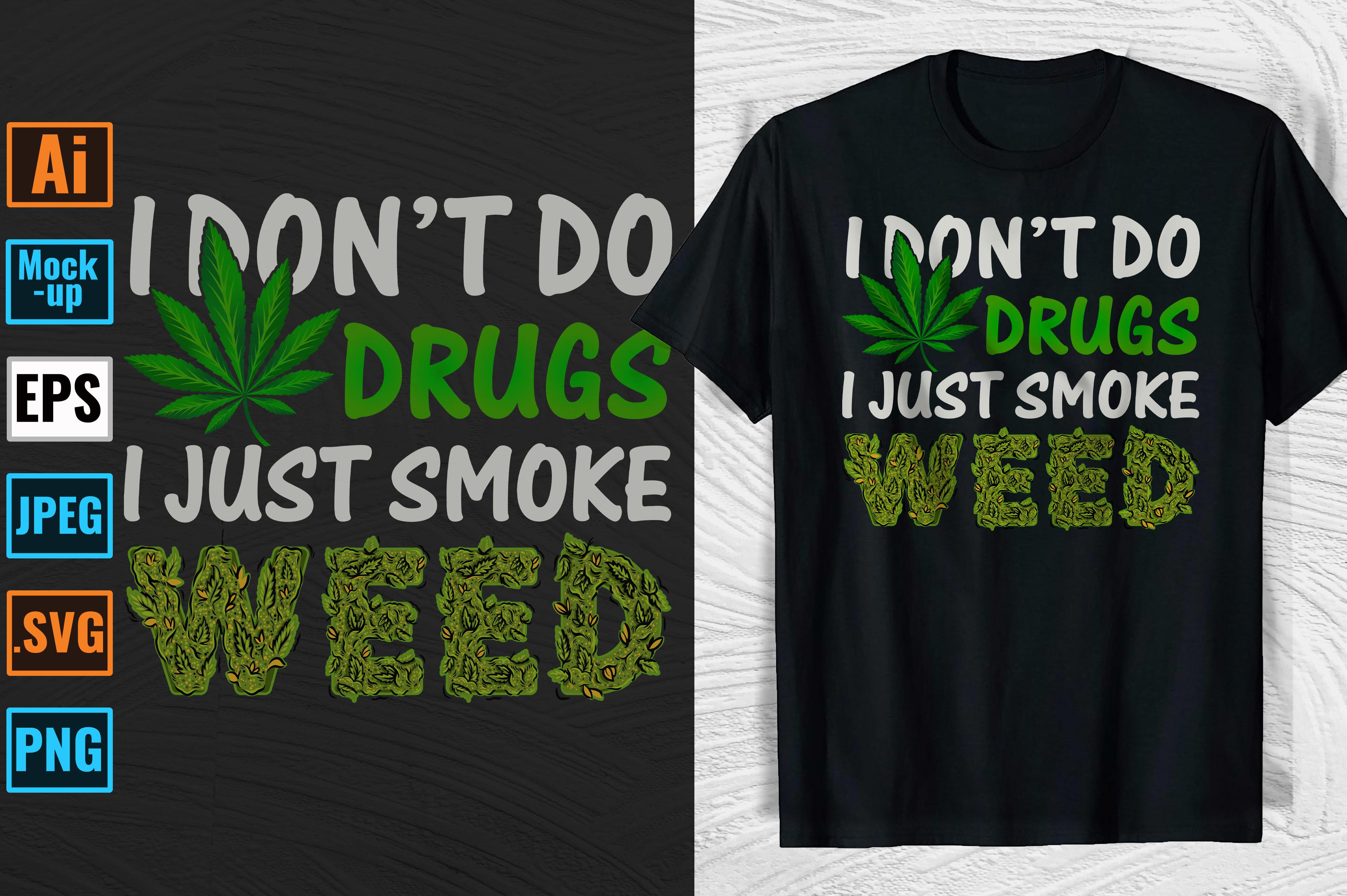 Cannabis Weed T-shirt and Mug Design  53
