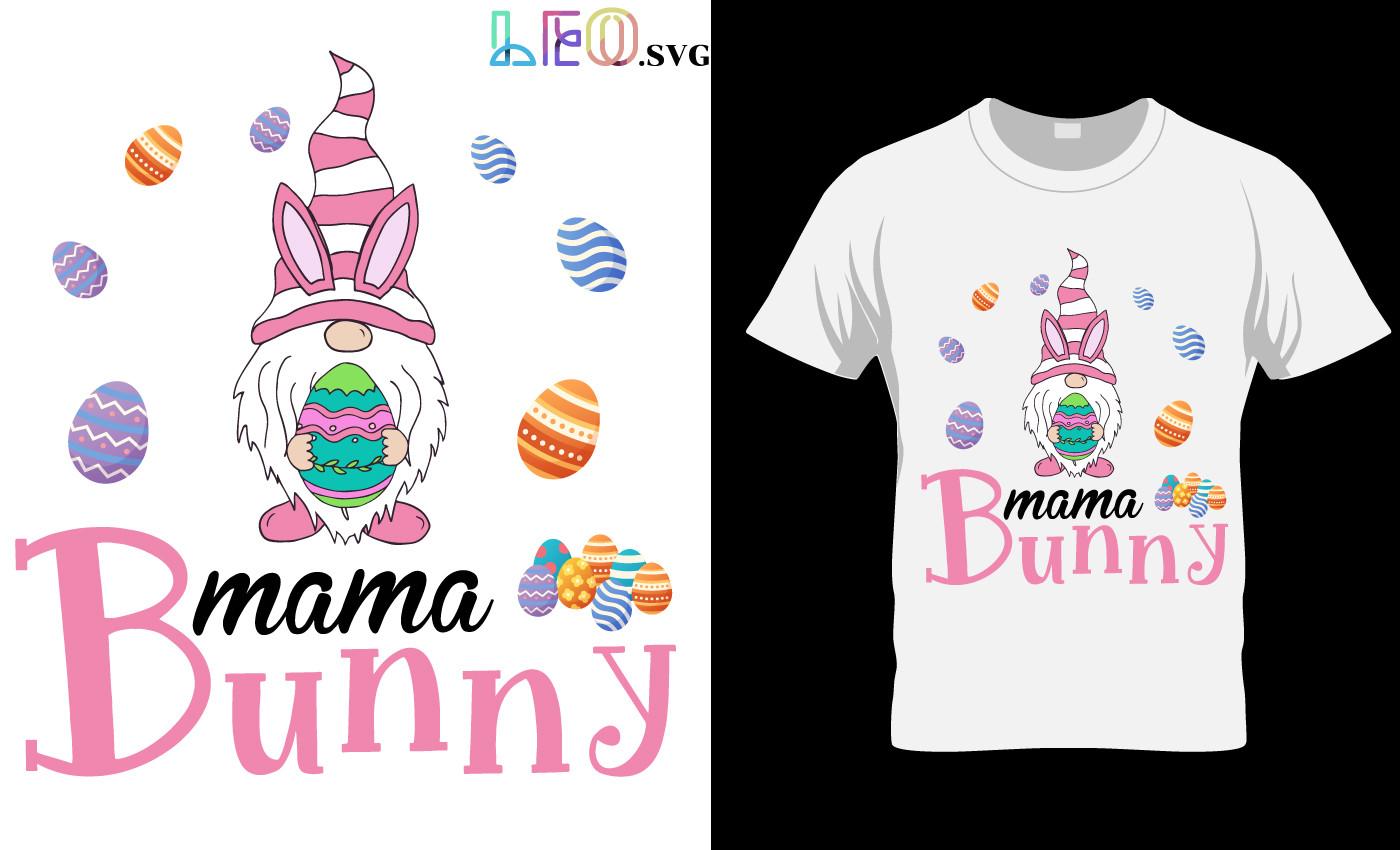 Easter's Day Svg, Mama Bunny Svg