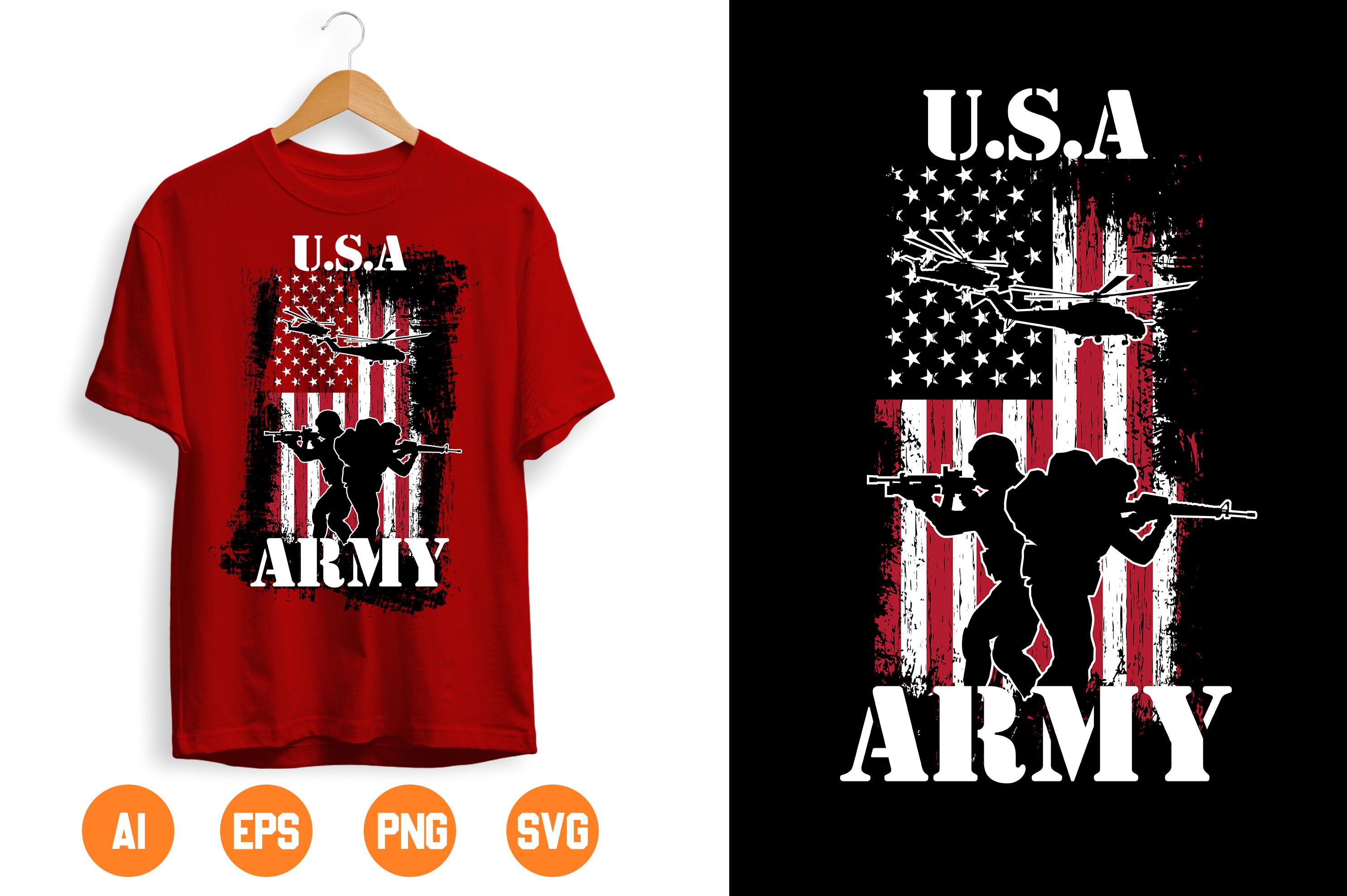 USA Army T-shirt Design 30