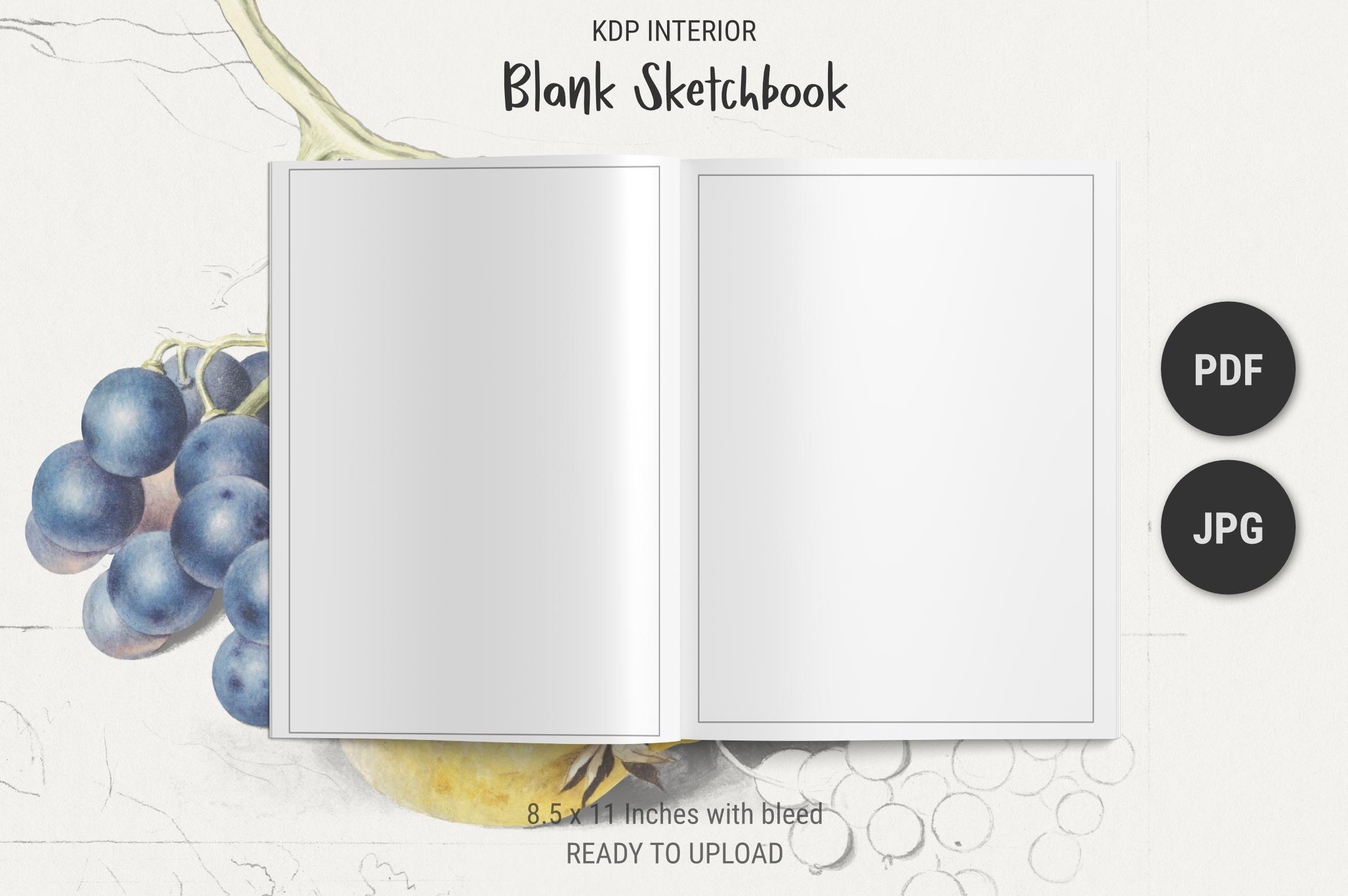 KDP Blank Sketchbook Interior