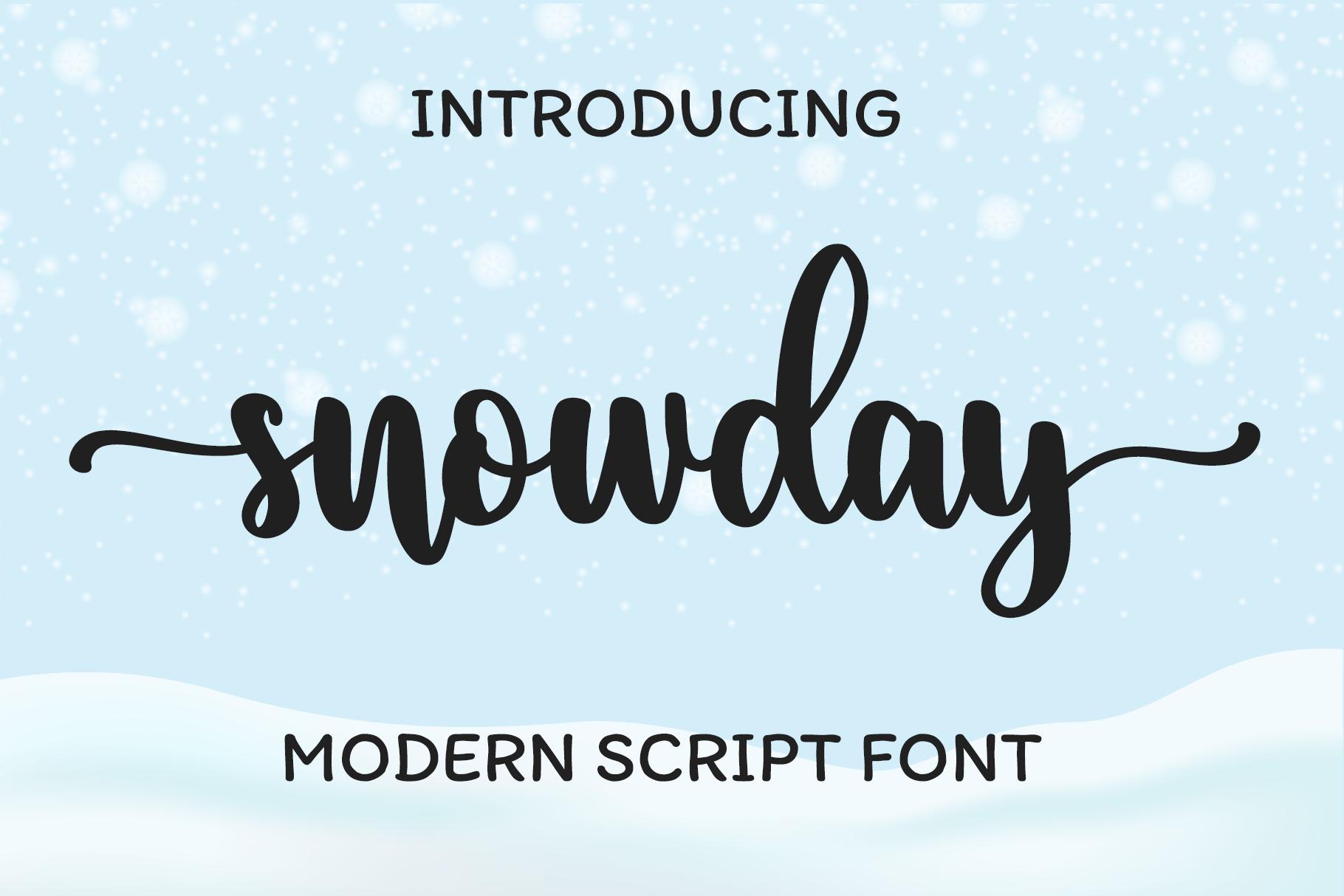 Snowday Font