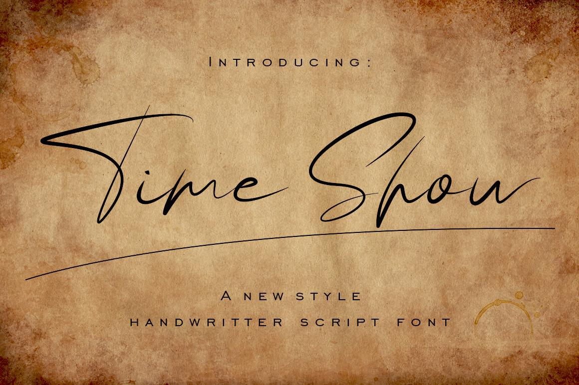 Time Show Font