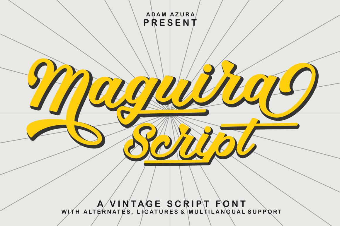 Maguira Script Font