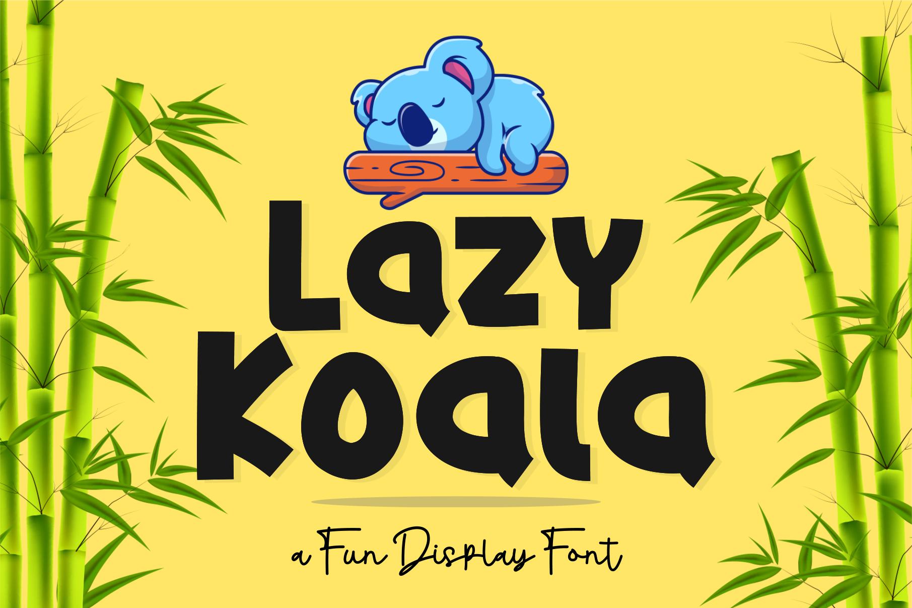 Lazy Koala Font