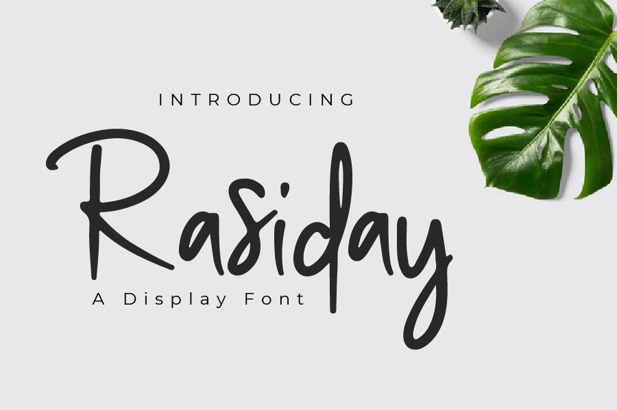 Rasiday Font