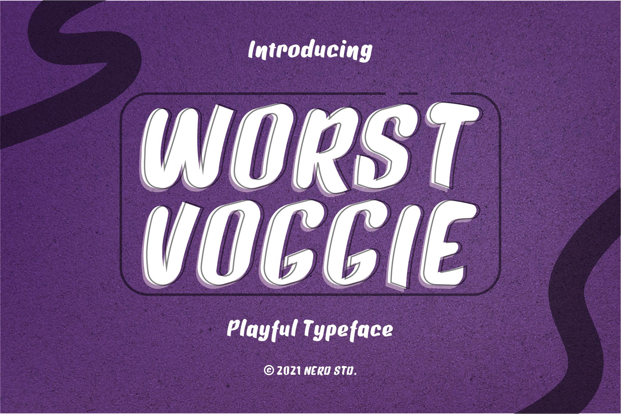 Worst Voggie Font