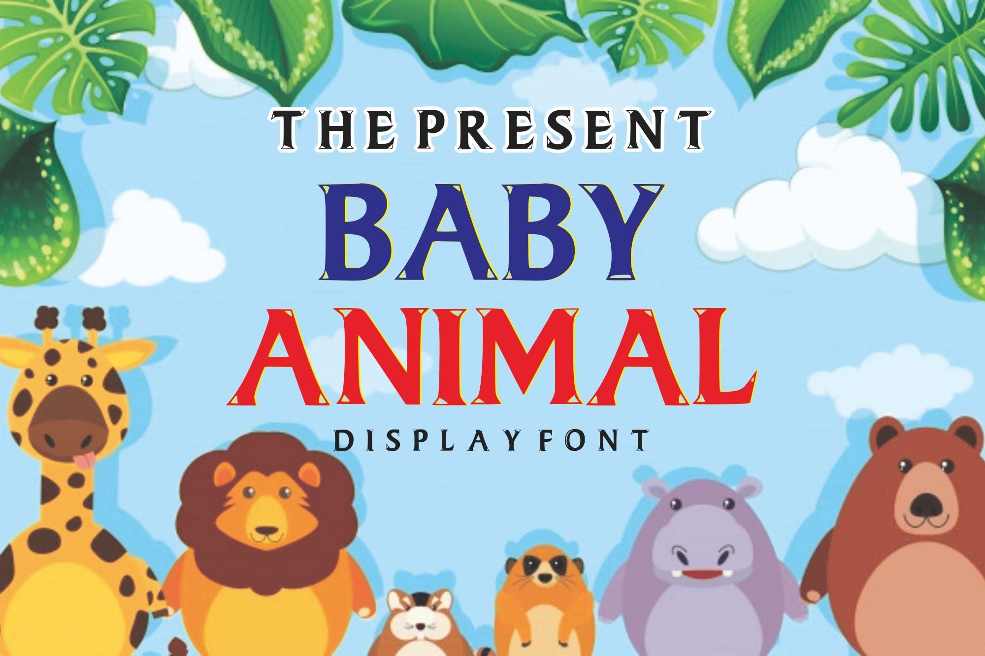 Baby Animal Font
