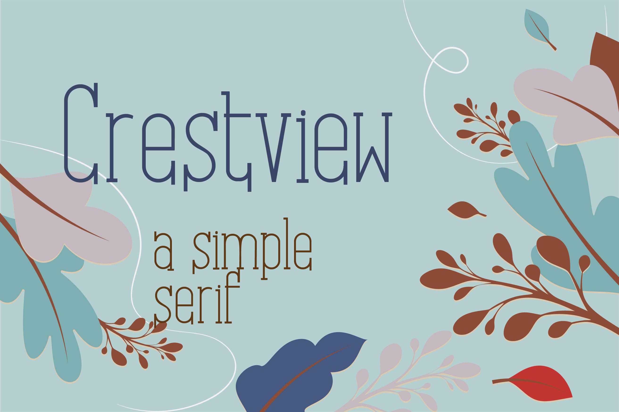 Crestview Font