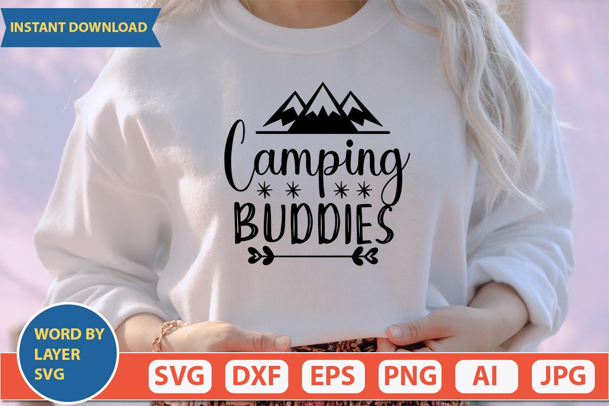 Camping Buddies Svg Design