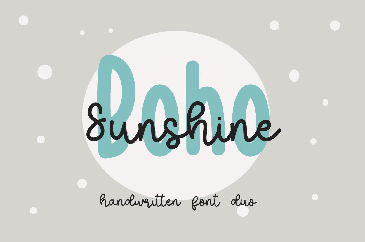 Boho Sunshine Font