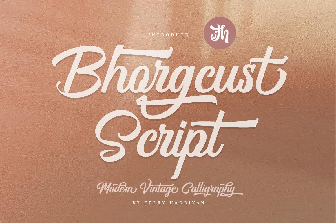 Bhorgcust Font