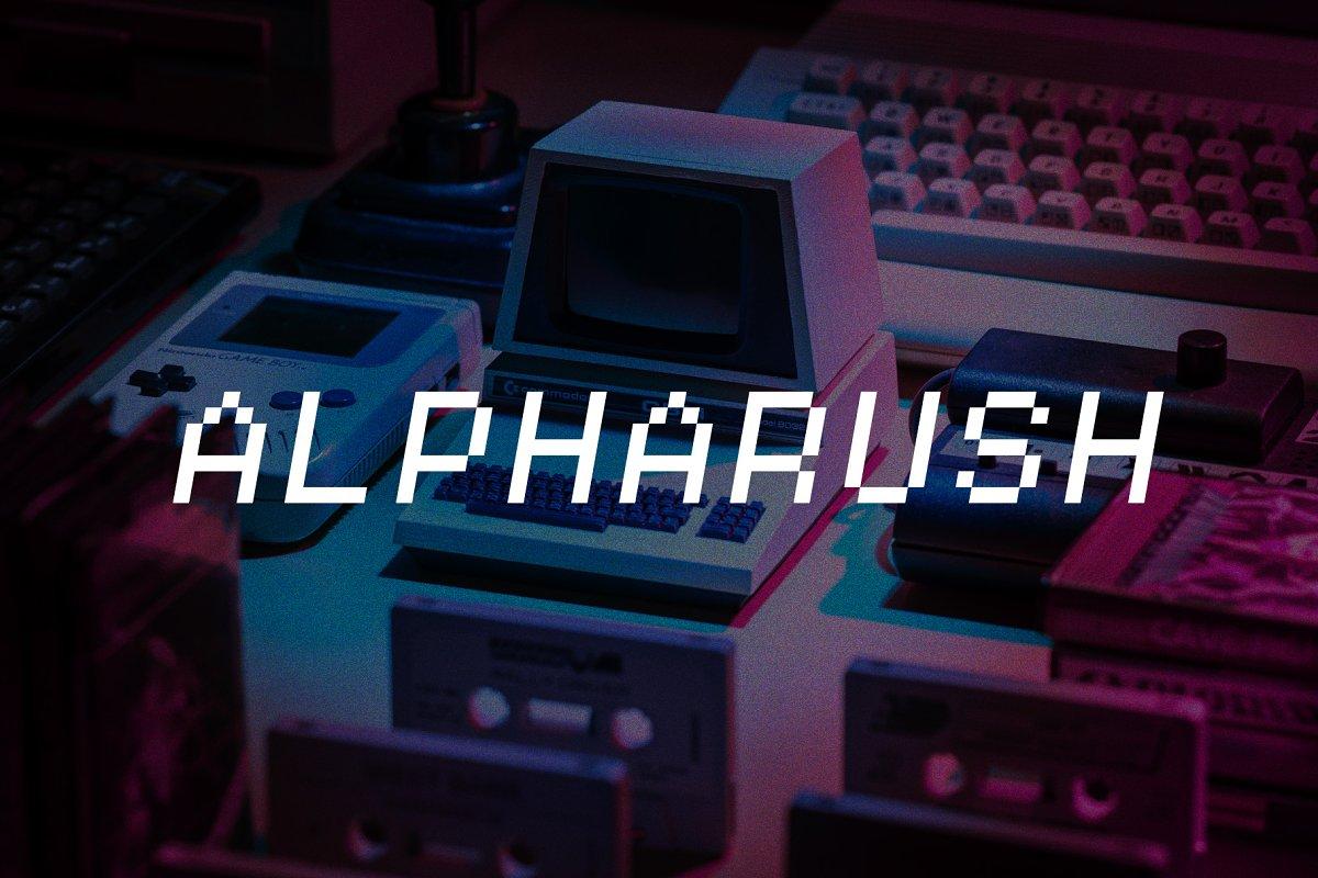 Alpharush Font