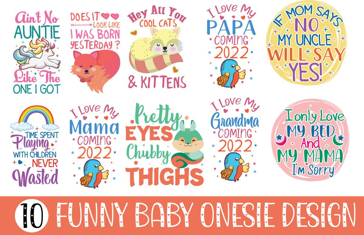 Baby Onesie Bundle | Funny SVG Bundle