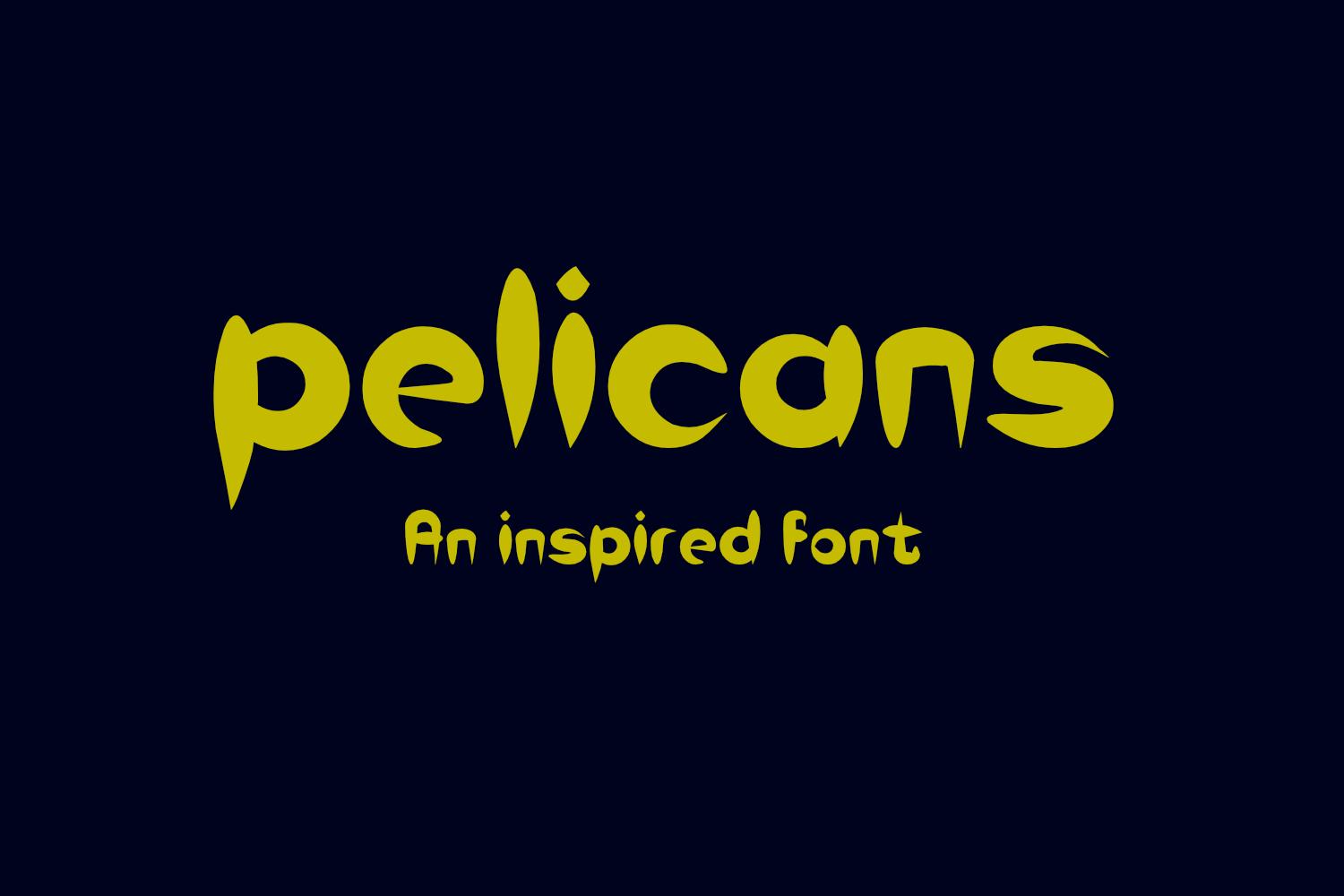 Pelicans Font
