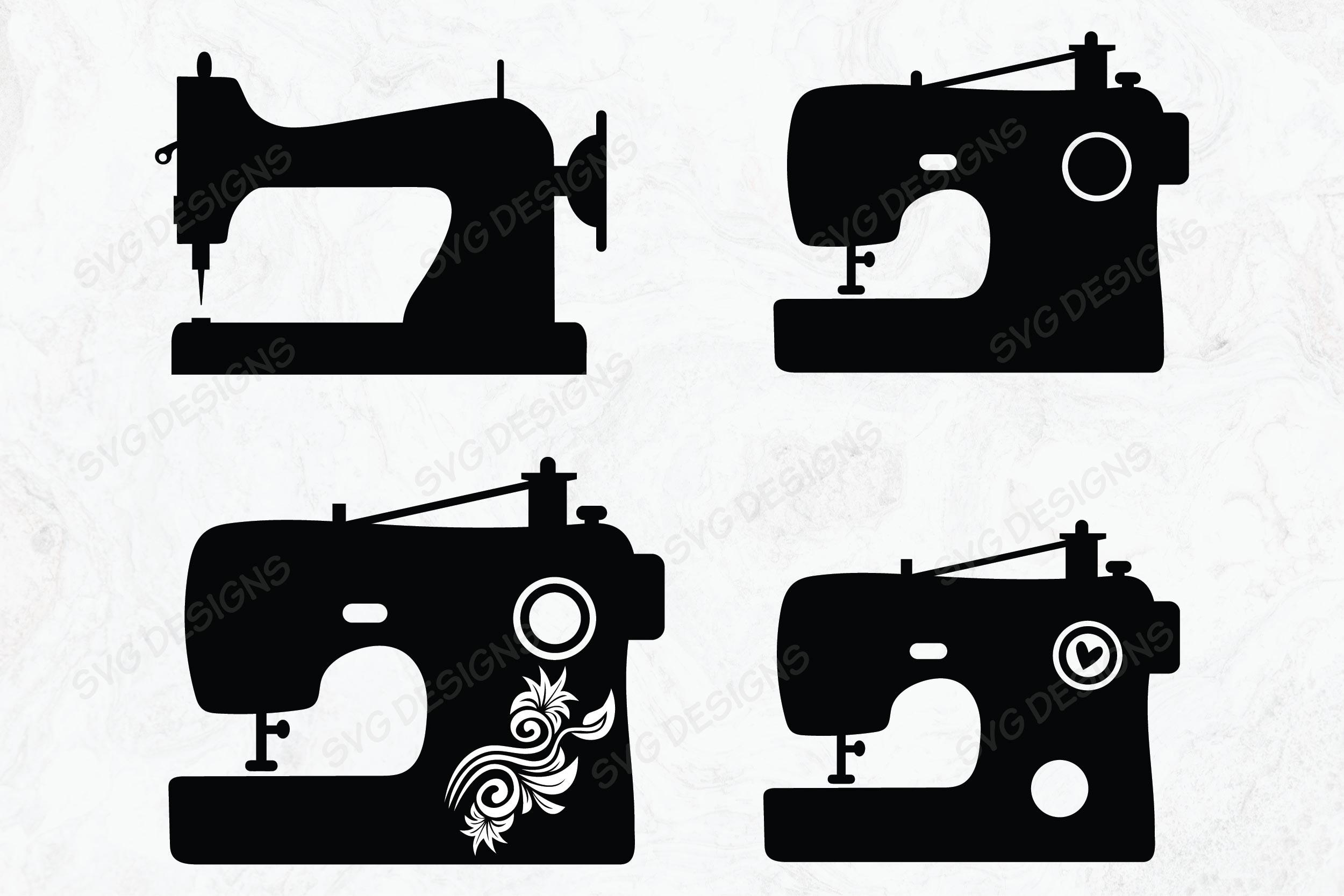 Sewing Machine Svg, Tailor Equipment Svg