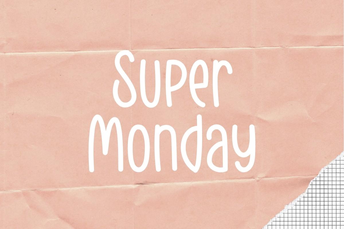 Super Monday Font