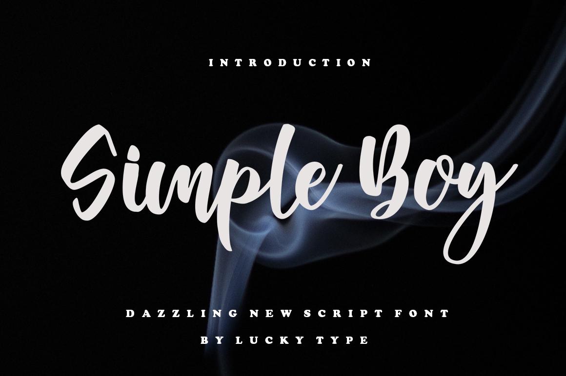 Simple Boy Font