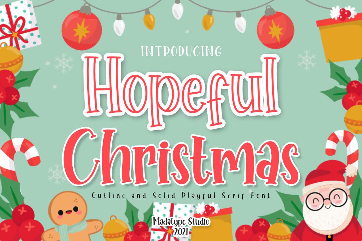 Hopeful Christmas Font