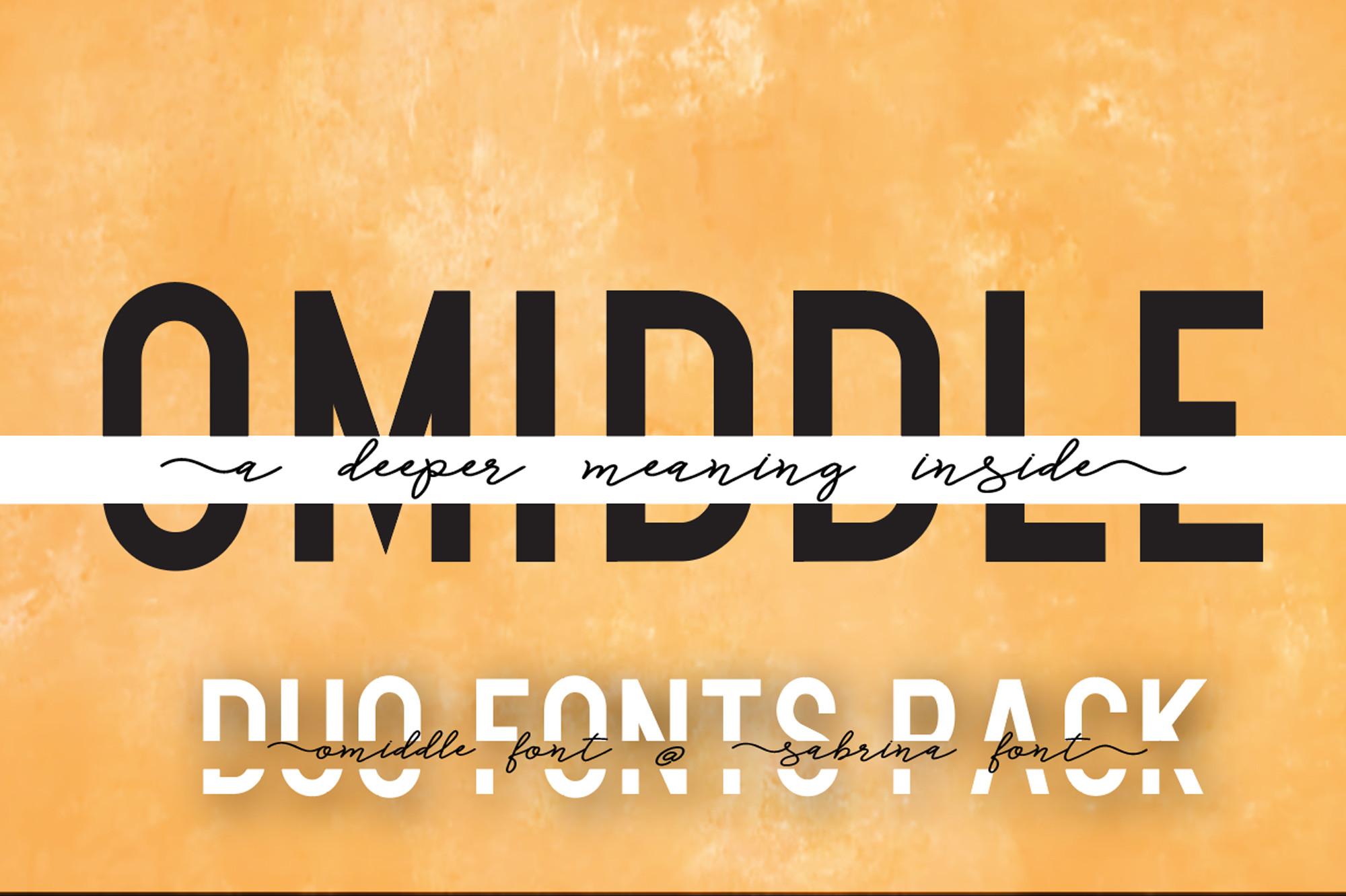 Omiddle Font