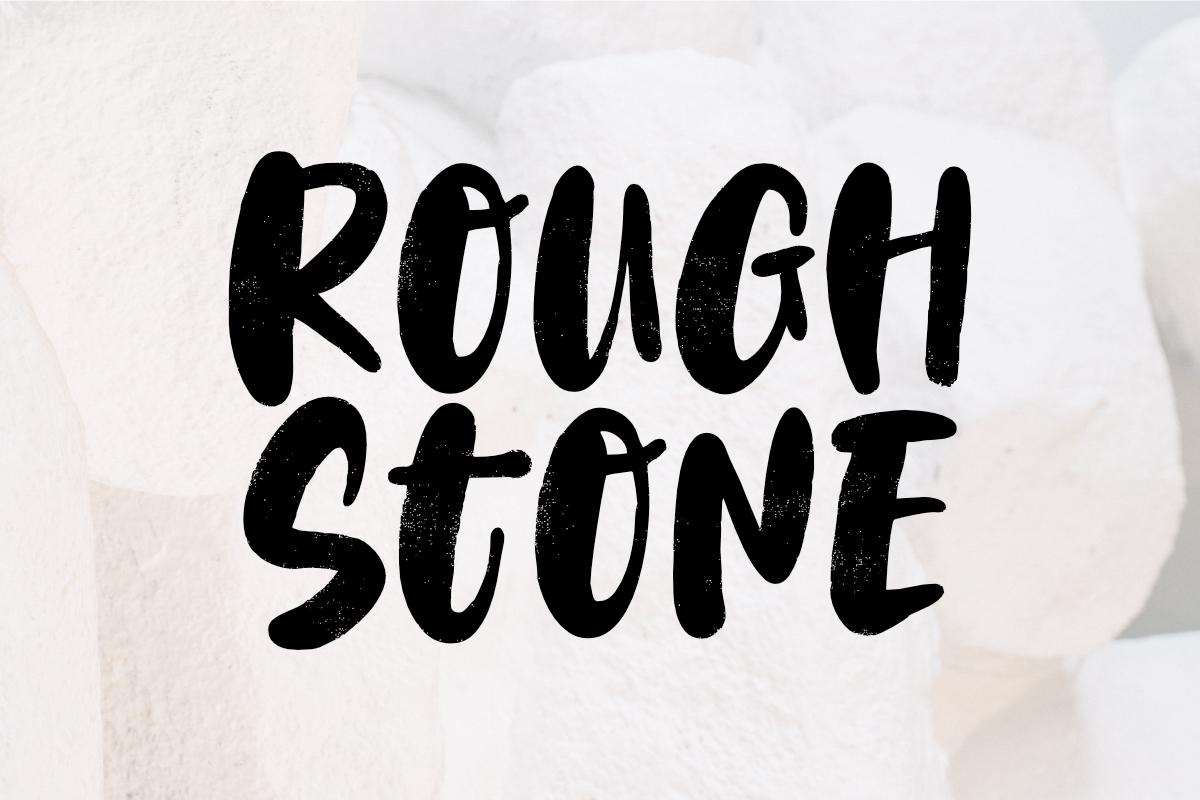 Rough Stone Font