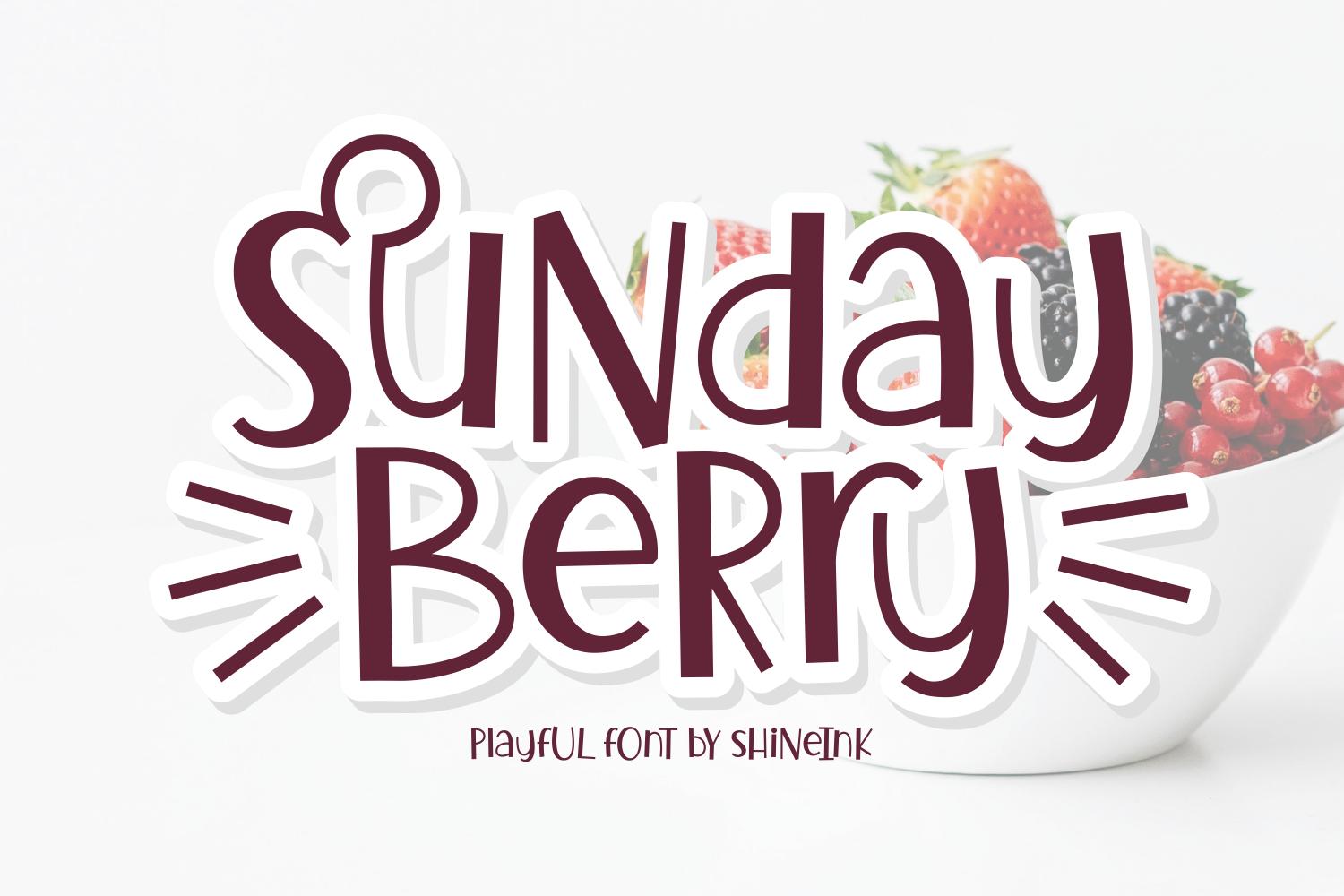 Sunday Berry Font