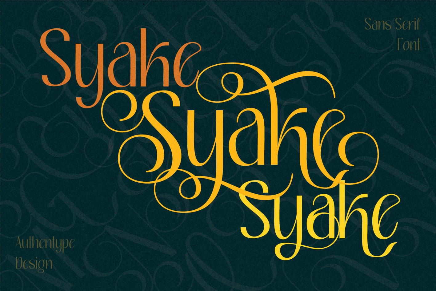 Syake Font