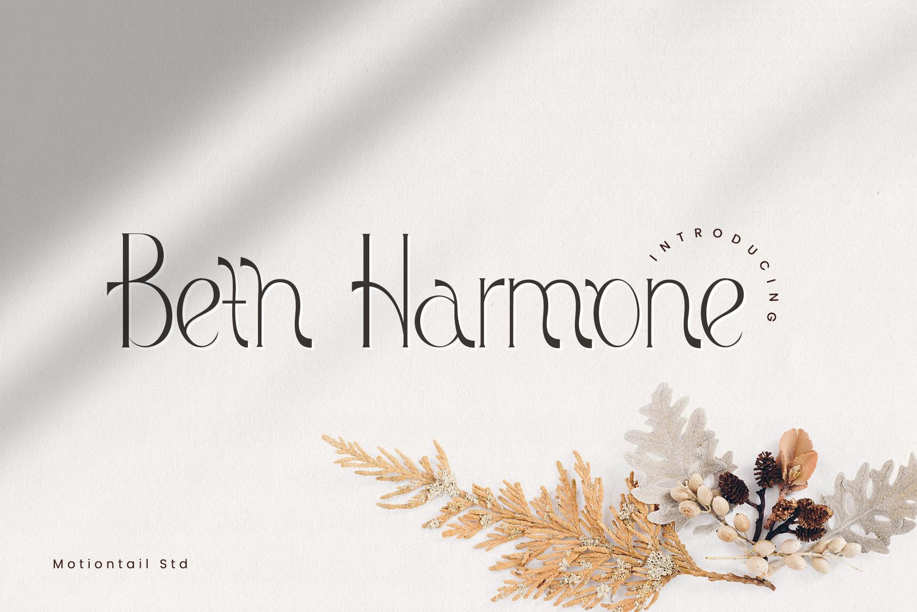 Beth Harmone Font